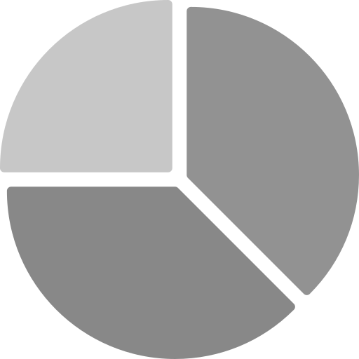 wykres kołowy Generic Grey ikona