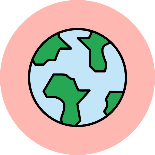 global Generic Outline Color Ícone