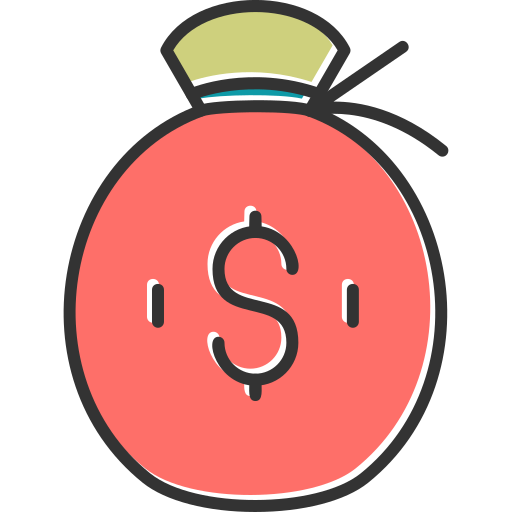 Money bag Generic Color Omission icon