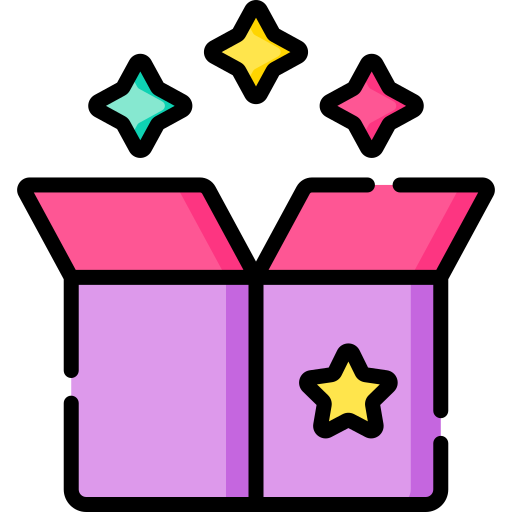 caja magica Special Lineal color icono