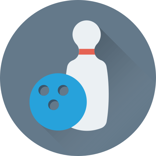 bowling bal Generic Flat icoon