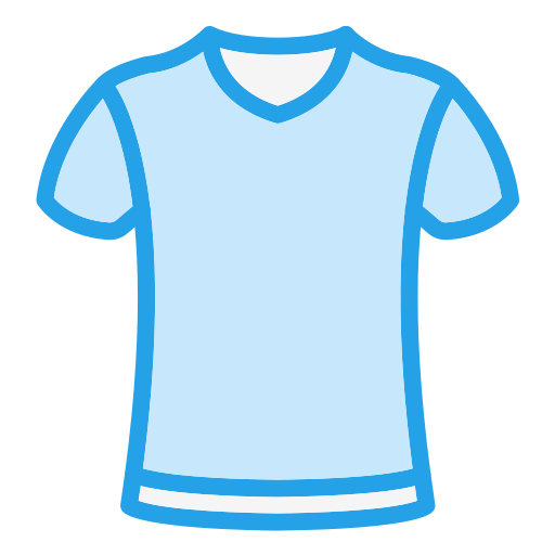 t-shirt Generic Blue Icône