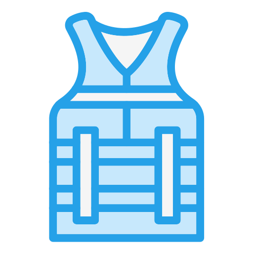 Life jacket Generic Blue icon