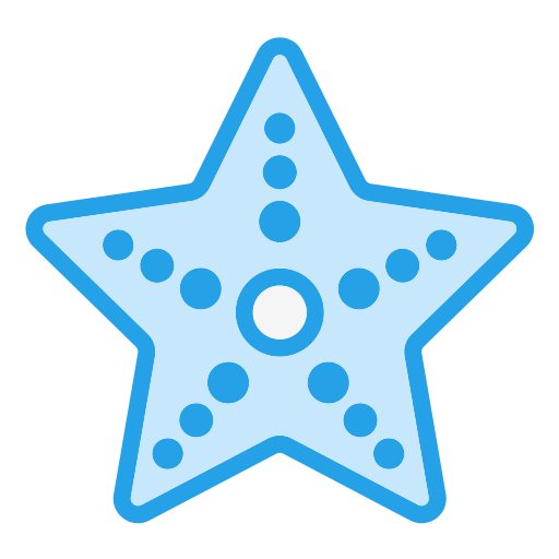 estrella de mar Generic Blue icono