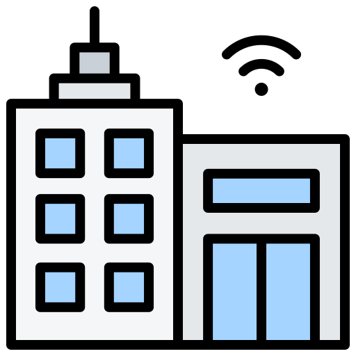 Smart city Generic Outline Color icon