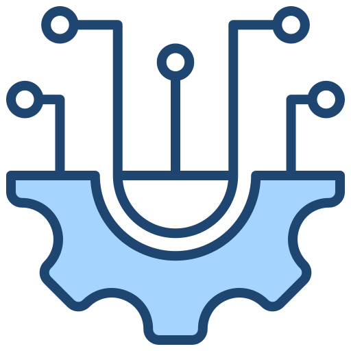 tecnología Generic Blue icono