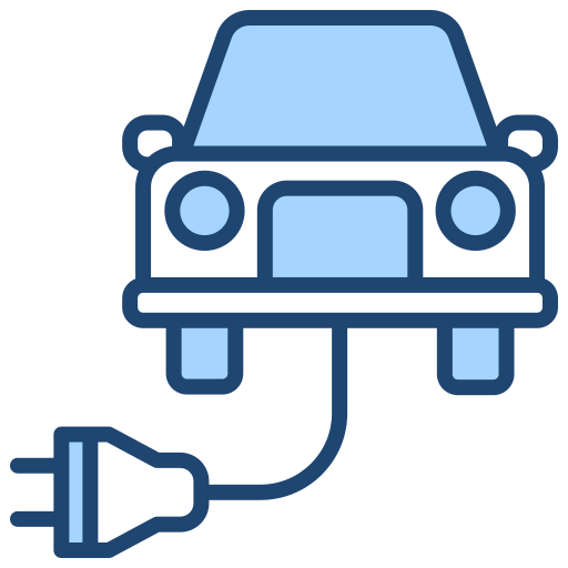vehículo eléctrico Generic Blue icono