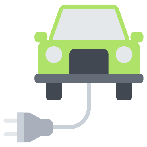 pojazd elektryczny Generic Flat ikona