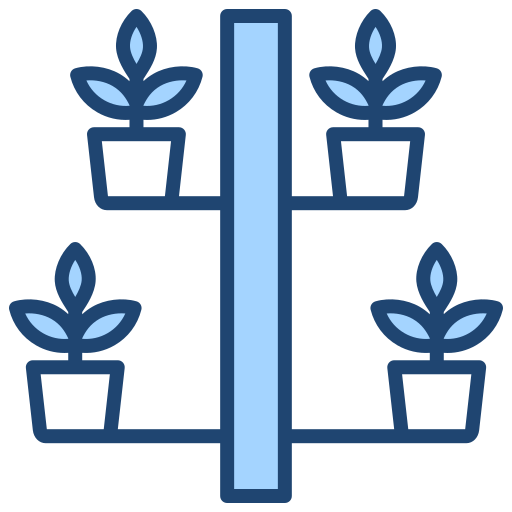 jardim vertical Generic Blue Ícone