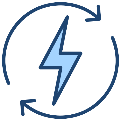 energia odnawialna Generic Blue ikona