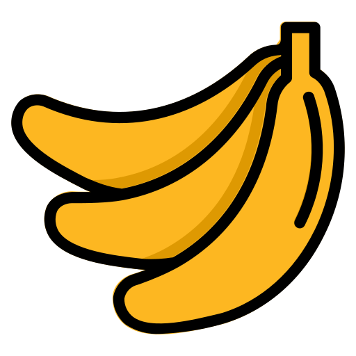 Banana Generic Outline Color icon