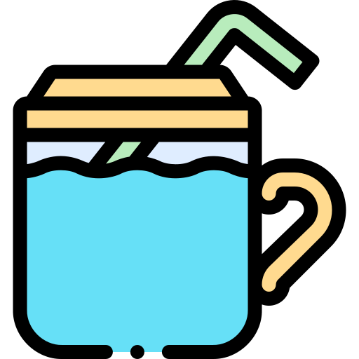 Beverage Detailed Rounded Lineal color icon