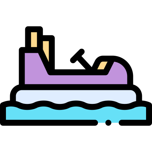 bumper boote Detailed Rounded Lineal color icon