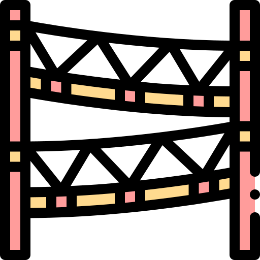 ロープパーク Detailed Rounded Lineal color icon