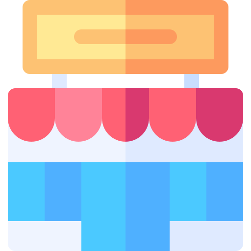 슈퍼마켓 Basic Rounded Flat icon