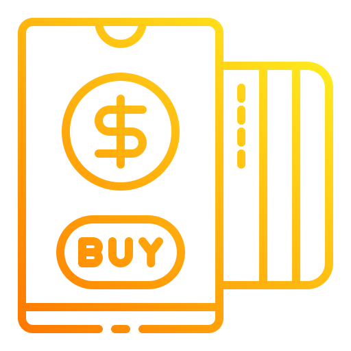 botón de compra Generic Gradient icono