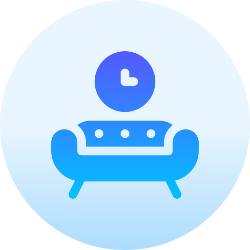 sofa Basic Gradient Circular icon