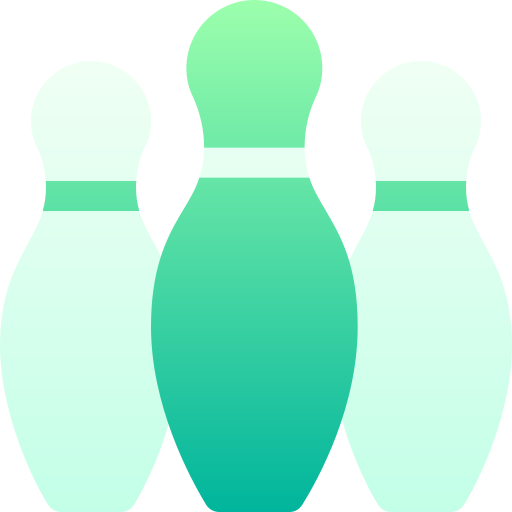 bowling Basic Gradient Gradient icoon