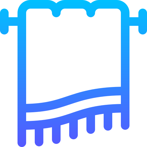 toalla de baño Basic Gradient Lineal color icono
