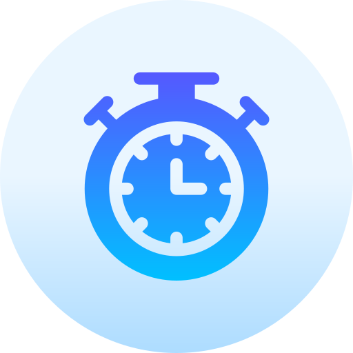 stopwatch Basic Gradient Circular icoon