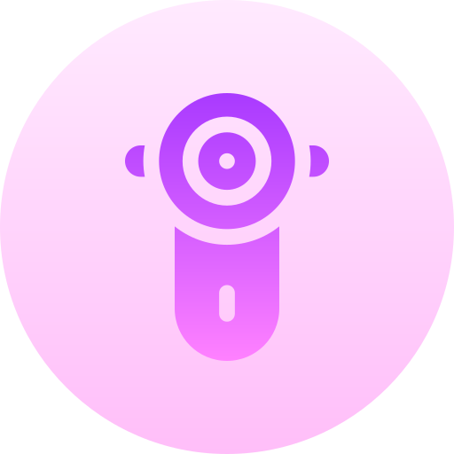 360 camera Basic Gradient Circular icon