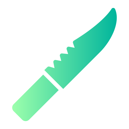cuchillo Generic Flat Gradient icono