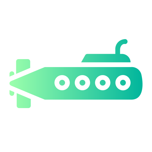 Подводная лодка Generic Flat Gradient иконка
