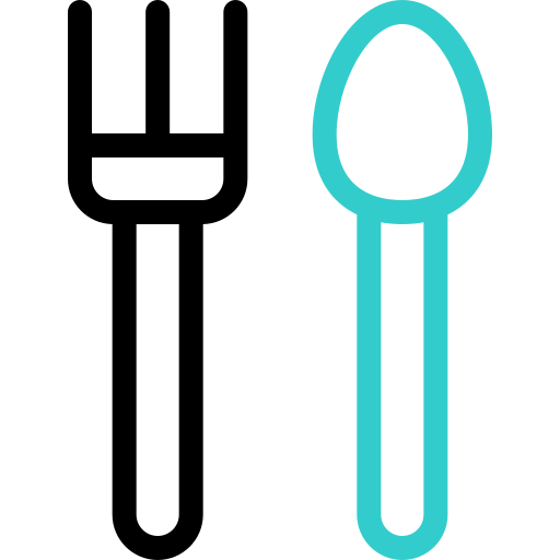 cuchillería Basic Accent Outline icono