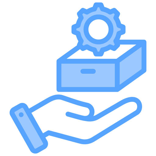 Product management Generic Blue icon