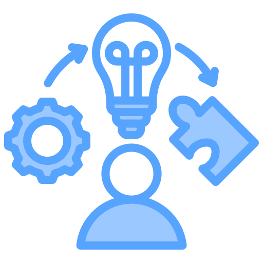 Strategy development Generic Blue icon