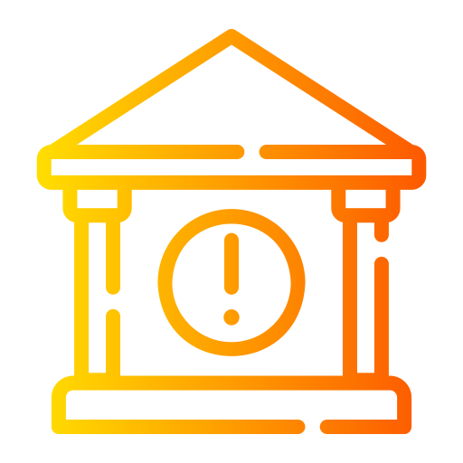 bank geschlossen Generic Gradient icon