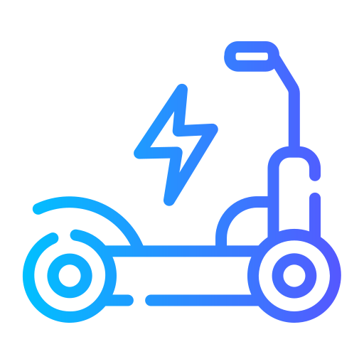 Electric Scooter Generic Gradient icono