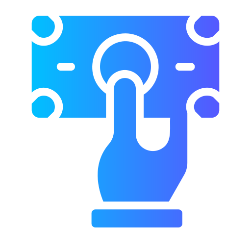 contante betaling Generic Flat Gradient icoon
