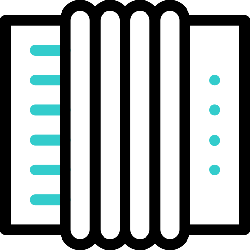 akordeon Basic Accent Outline ikona