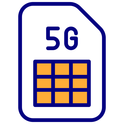 5g Generic Outline Color icon