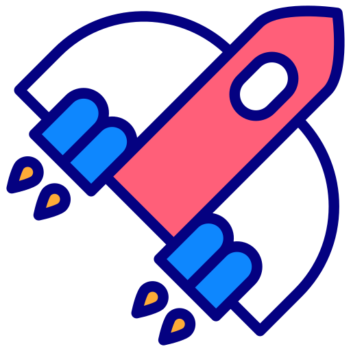 statek kosmiczny Generic Outline Color ikona