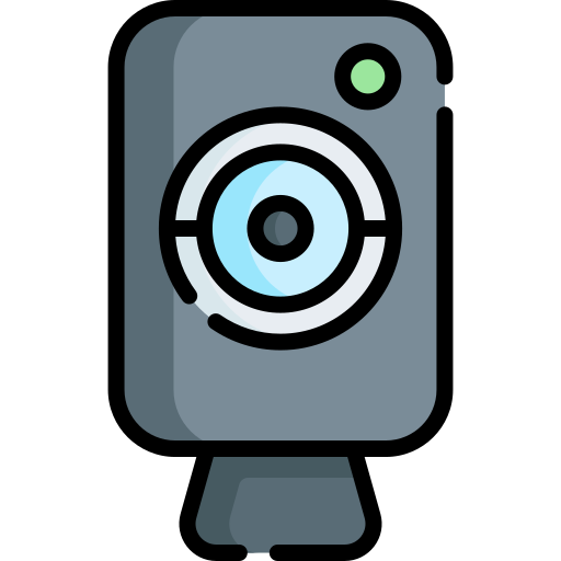 cámara web Special Lineal color icono