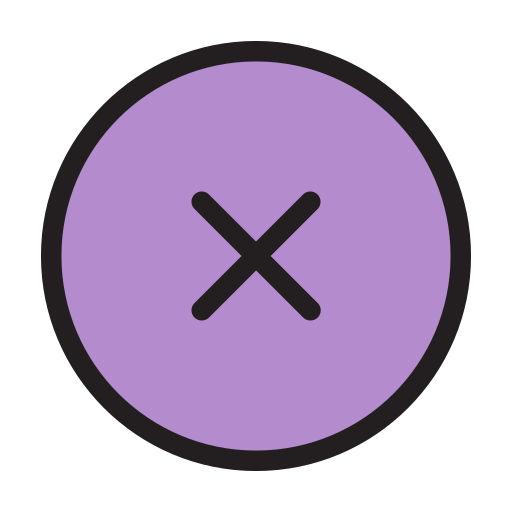 Multiply Generic Outline Color icon