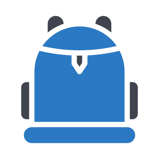 Backpack Generic Blue icon