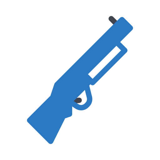 fusil Generic Blue Icône