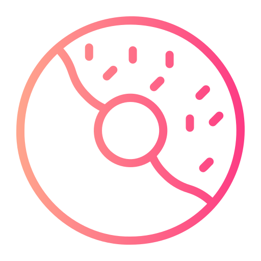 donut Generic Gradient icoon