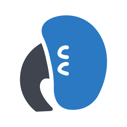 腎臓 Generic Blue icon