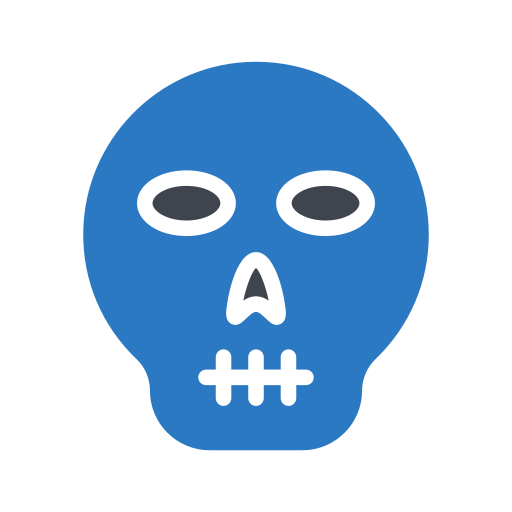 le crâne Generic Blue Icône