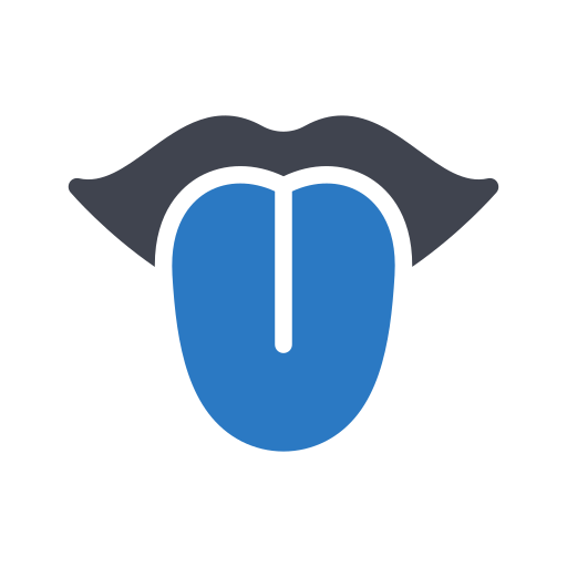 舌 Generic Blue icon