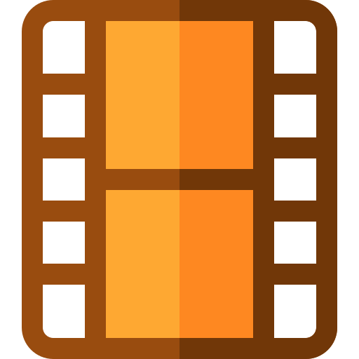 filmstreifen Basic Rounded Flat icon