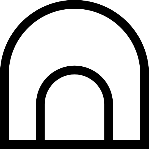 jaskinia Basic Straight Lineal ikona