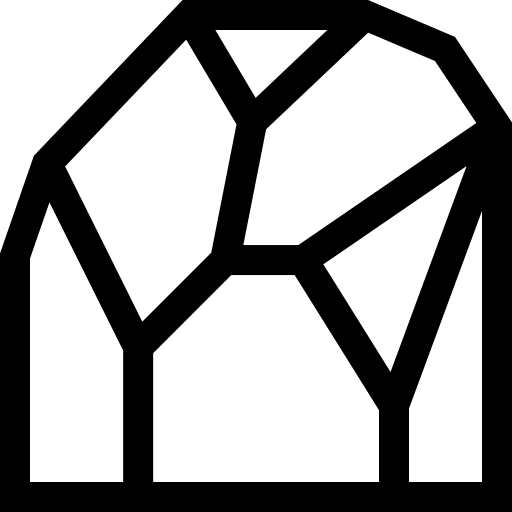 jaskinia Basic Straight Lineal ikona
