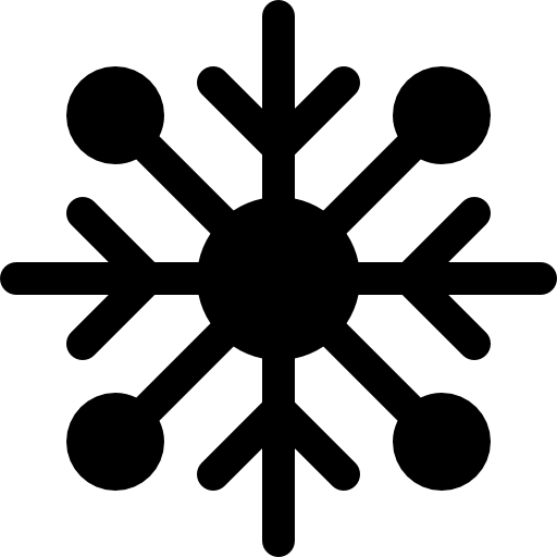 スノーフレーク Basic Rounded Filled icon