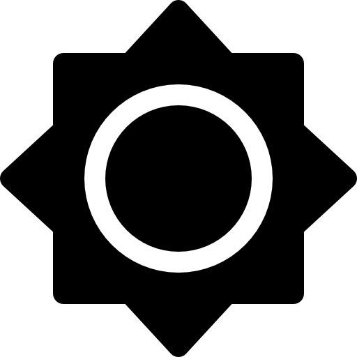 jasność Basic Rounded Filled ikona