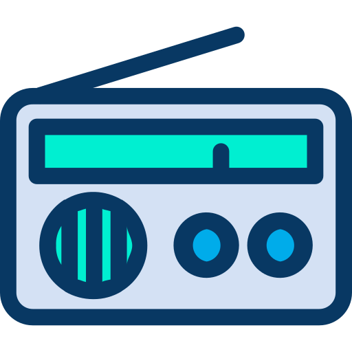 radio Kiranshastry Lineal Color icon